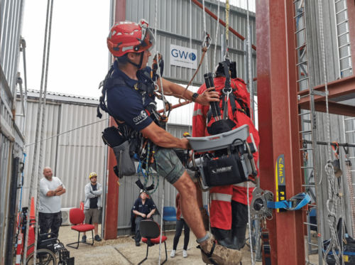 Mannequin d'entrainement au secours travail en hauteur Ruth Lee Hydrotop