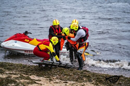 Mannequin d'entraînement au sauvetage homme a la mer Ruth Lee Hydrotop