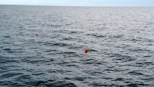 Naufrage d'un bateau, scénario d'entraînement avec les mannequins homme à la mer Ruth Lee