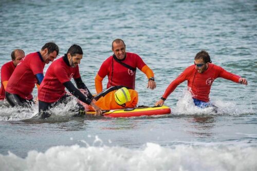 Mannequin d'entraînement au sauvetage homme a la mer Ruth Lee Hydrotop